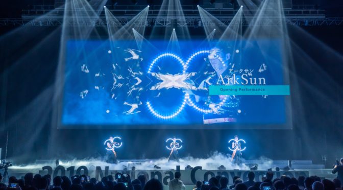 【LEDパフォーマンス(大阪)】10,000人規模ステージ本番