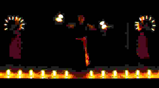 【世界初】(東京)音楽連動式プログラムLEDディアボロ本番パフォーマンス