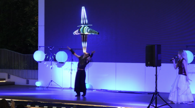 【新開発】LEDで光るオリジナルカラーコーンを大幅進化！音楽と連動しステージ演出をさらに華やかに